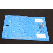 Printed laminated plastic bag for packing wet tissue